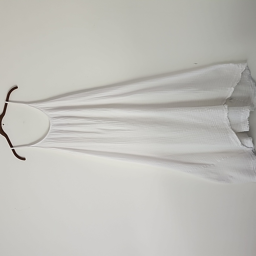 9 Seed White Maxi Dress / Beach Cover Up